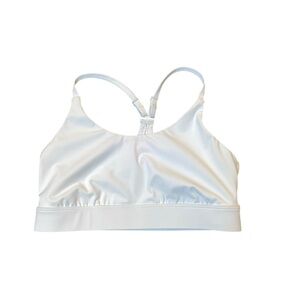Tek Gear White Racerback Sports Bra Sz Medium white NWOT